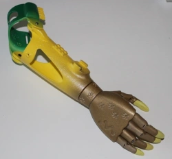 Active (traction) forearm prosthesis