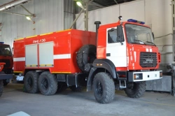 Fire pump station PNS-(100-150), type 5883, modification 58810X, on chassis Ural-5557-78, 5557-80, 5557-82, 5557-84