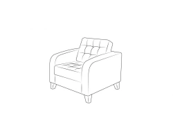 Lobby armchair