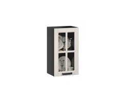 Mocha LD.274710.000 Door 400 glass front (Kashmir )