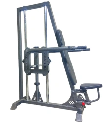 Exerciser vertical free weight bench press