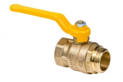 Gas ball valve Dist, series "Expert" DN15 1/2" BP-HP, 221Ps
