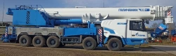 Self-propelled jib crane KS-84713-6-1 and its modifications, on basic chassis MZKT-740004-010