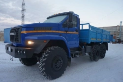 Special cargo truck on Ural 4320-6951-70, 4320-6951-72, 4320-6951-74 chassis. GIRD brand. Type 5849DA. Modification 584