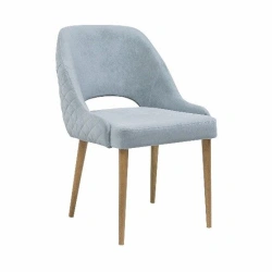 Stool Mila upholstered on wooden frame