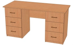 Two-desk writing desk. Model: SPT-1