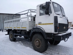 Flatbed truck on MAZ chassis (6312C3, 6312C5, 6312C9, 631226, 631228, 6501C5, 650126, 650128, 631223) model 63333A (with CMU/b