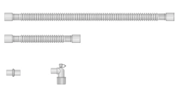 Respiratory devices for joint use with anaesthetic and resuscitation equipment, version: p