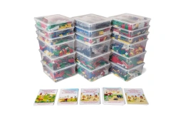 Constructor with connection in different planes plastic desktop - set. UMK "Funklastic: the whole world in your hands" on the