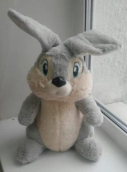 Soft stuffed toy "Rabbit Klepa" 51cm