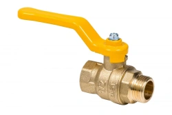 Gas ball valve Dist, series "Expert" DN15 1/2" BP-HP, 221B