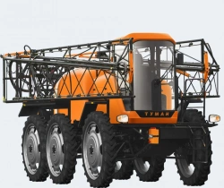 Self-propelled sprayer-spreader TUMAN-3, complete with replaceable technological equipment (boom sprayer T