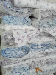 Cotton calico smoothly dyed and printed art. 4720