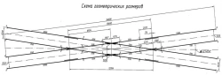 Blind crossing of type R65 of grade 2/9 of track 1520 of project 1684.00.000-01