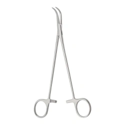 TZ-01-279-19 Bile duct clamp, curved, 190 mm