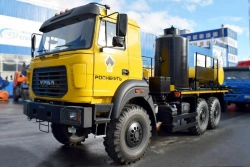 Unit for dewaxing (ADPM), UZST brand, type UZST02, modification 6891-16 on Ural 4320-80 chassis.