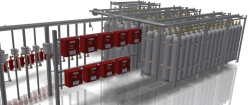 System of carbon dioxide fire extinguishing "COM"