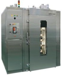 Rotary prefabricated meat chamber "AGRO-TERM" with gas and liquid fuel heating "AGRO-TERM" type