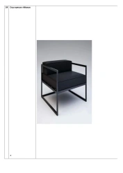 Armchair chair "Milan"