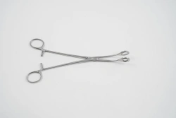 VZ- Shch-55-1 Hemorrhoidal forceps terminal, curved, 240 mm.