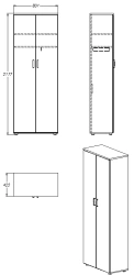 Wardrobe (series 421.80.218)