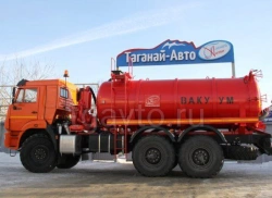 Vacuum tanker type 5675K modification 699912-20 on KAMAZ 43118-A5, 43118-50, 43118-RR, 43118-RS chassis.