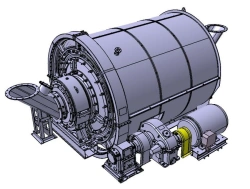 Ball mill for grinding aluminium powder MAP
