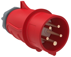 PSN02-032-5 Portable plug SSI-025 32A-6h/200/346-240/415V 3P+RE+N IP44 MAGNUM IEC IEC