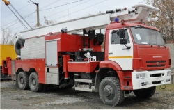 Fire-fighting foam-lifting truck PPP-37 (65225), on chassis KAMAZ 65225-54