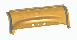 Mid door drive panel 529267-5702423-72