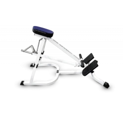 T-pull with chest rest (free weights)
