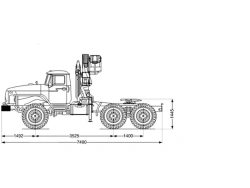 Tractor truck with CMU (version with CMU: ANT 1.8-2, ANT 2.5-2, ANT 4.4-1, ANT 5-2, ANT 7.5-2, ANT 8.5-2, ANT 10LM, ANT 12-2, AN
