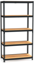 Metal office shelving unit MZ-PROFIL, 1800x900x450MM
