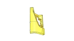 5299-401-5302530-10 SB/LG Left corner trim assembly