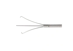 CLAMP WITH THREE-TOOTH GRIP FOR FLEXIBLE ENDOSCOPES, Ø 2,8 MM, LENGTH 2350 MM