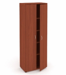 Closed cupboard with shelves Alternativa (850*430*2000)