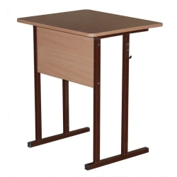 Single-seat metal-framed pupil tables with horizontal table top type I number 1,2,3,4,5,6,7.