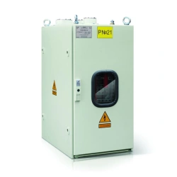 Disconnector cabinet R-600/1000/1 in the power supply system of high-speed tram lines.