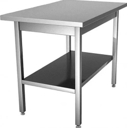 Production table with reinforced frame made of square tube 40*40 island (without side) SRO 6*6