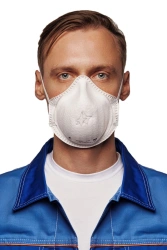 Personal respiratory protection equipment with filtering half-mask: respirator YULIA-109 FFP1 R D