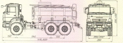 Tank truck UST 5453K1 and modifications: 5453K1-01, 5453K1-02, 5453K1-03, 5453K1-04