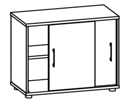 Wardrobe with sliding doors RL 02/15