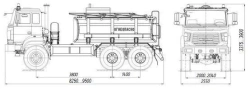 Oilfield tank truck ??? 4680L4 on chassis URAL 5557-4151-78, 5557-4151-80, 5557-4151-82