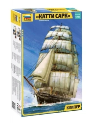 Assembled model Cutty Sark clipper