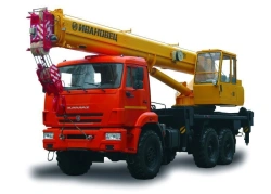 Truck crane KS-45717K-3 and its modifications with the use of cab U7810.5 and its modifications manufactured by "IMZ AVTOKRAN" L