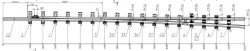 Frame rail with spur of UIC60 type UIC60 grade 1/9 (project MSZ.8398.02.000/-01)