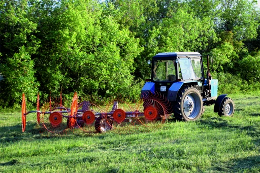 Wheel-Finger Rake H90V8C for Hay Gathering
