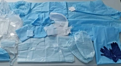 Set of medical clothes and linen of single use "KAMI"