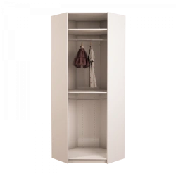 Wooden bedroom cupboard model: Corner cupboard No. 4