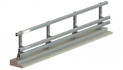 Road restraining lateral barrier-type bridge group road barriers